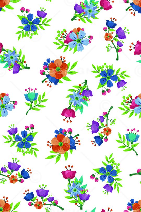 黑底花卉印花华亿平台图片