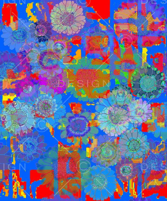 抽象印花华亿平台图片