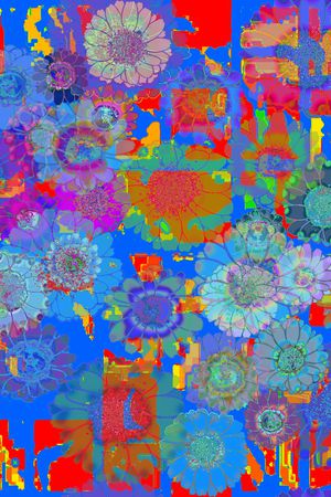 抽象印花华亿平台图片