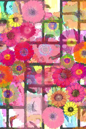 抽象印花华亿平台图片