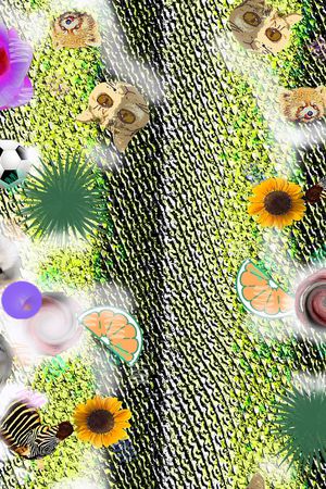 抽象印花华亿平台图片