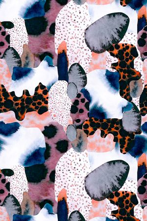 抽象印花华亿平台图片