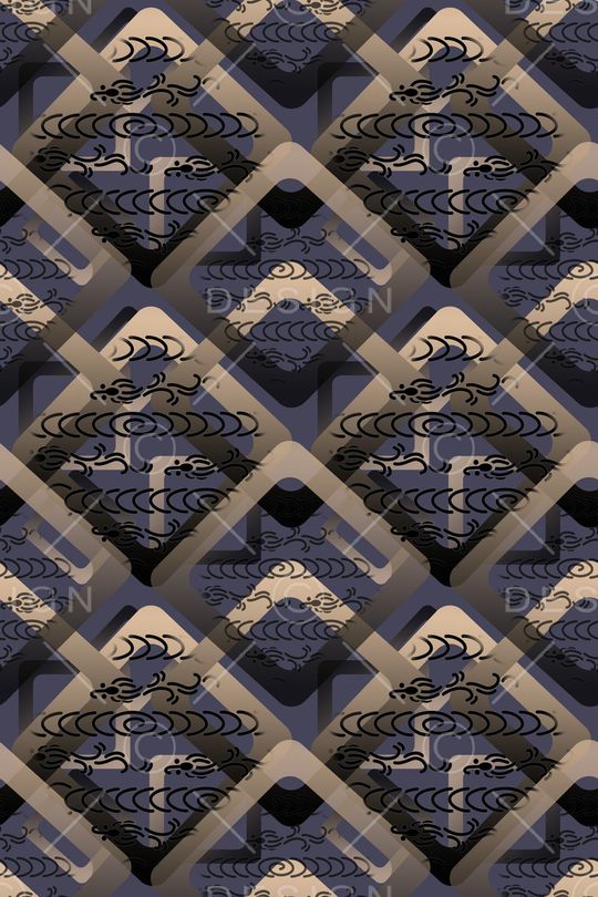 菱形印花华亿平台图片