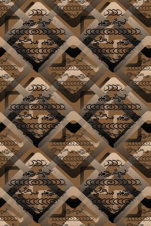 菱形印花华亿平台图片