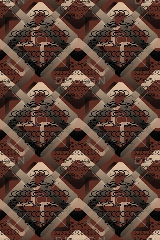 菱形印花华亿平台图片