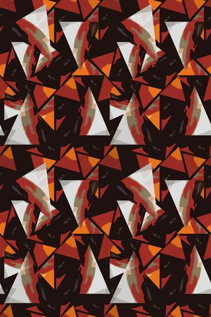 三角形印花华亿平台图片