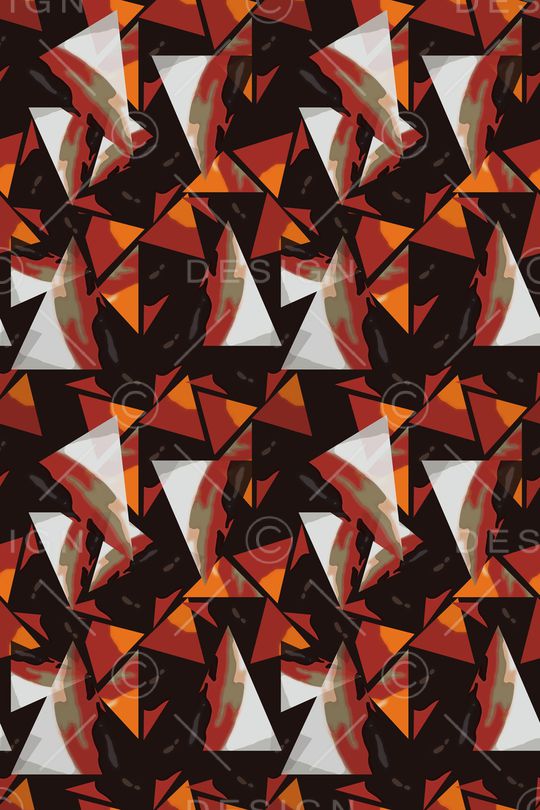 三角形印花华亿平台图片