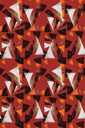 三角形印花华亿平台图片