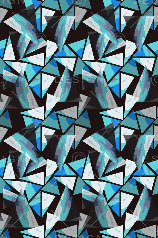 三角形印花华亿平台图片