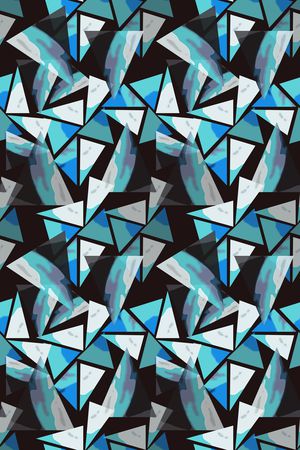 三角形印花华亿平台图片