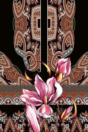 大牌风印花华亿平台图片