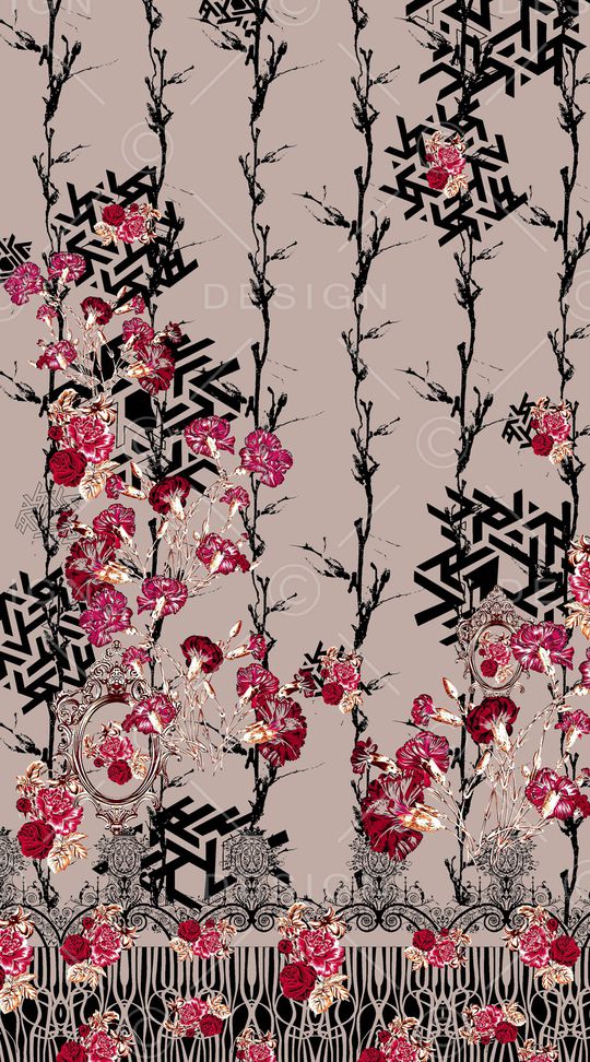 大牌风印花华亿平台图片