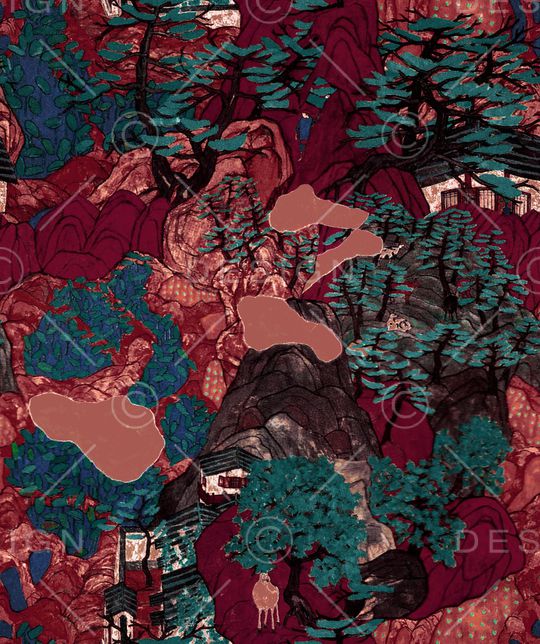 香云纱印花华亿平台图片