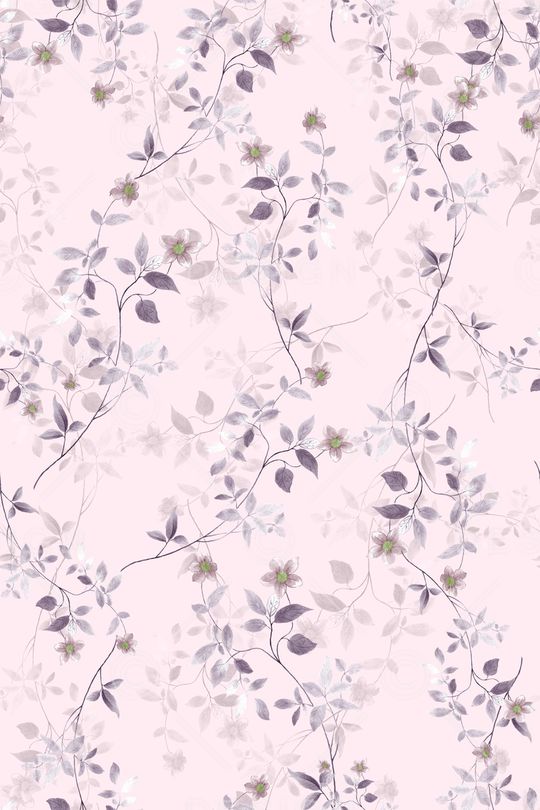 水彩花卉印花华亿平台图片