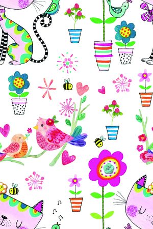 可爱印花华亿平台图片