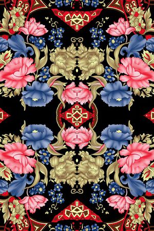 大牌风印花华亿平台图片