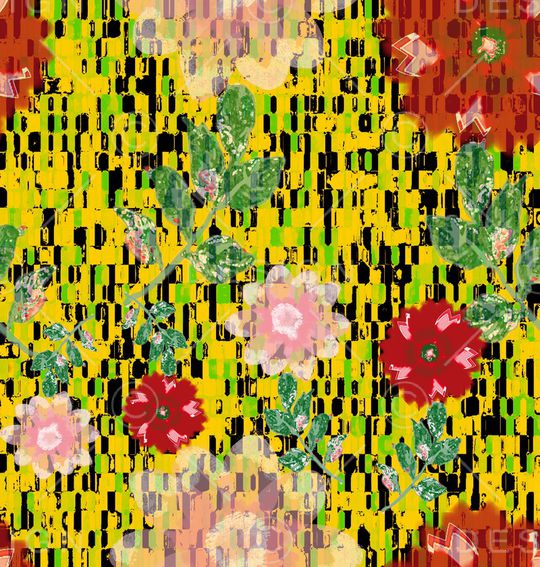 抽象印花华亿平台图片