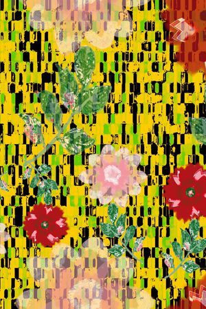 抽象印花华亿平台图片