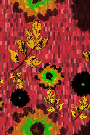 抽象印花华亿平台图片