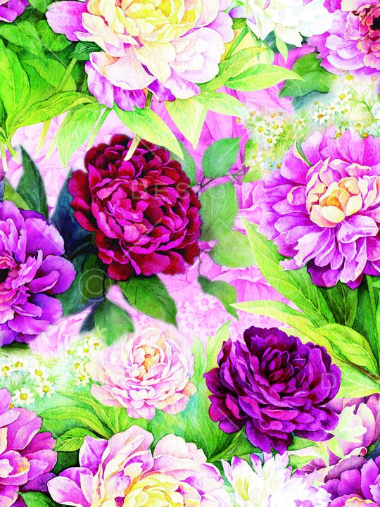 春夏华亿平台印花华亿平台图片