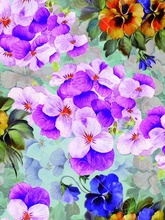 春夏华亿平台印花华亿平台图片