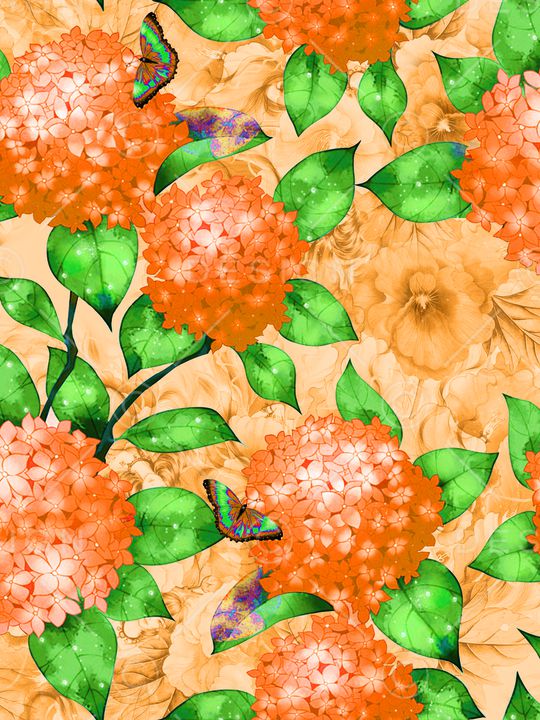 春夏华亿平台印花华亿平台图片