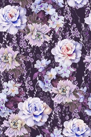 满版散花印花华亿平台图片