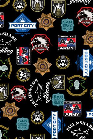 大牌风印花华亿平台图片