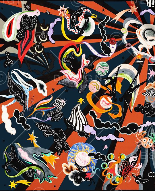 大牌风印花华亿平台图片