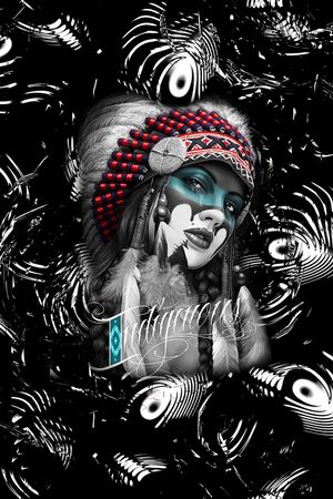 抽象印花华亿平台图片