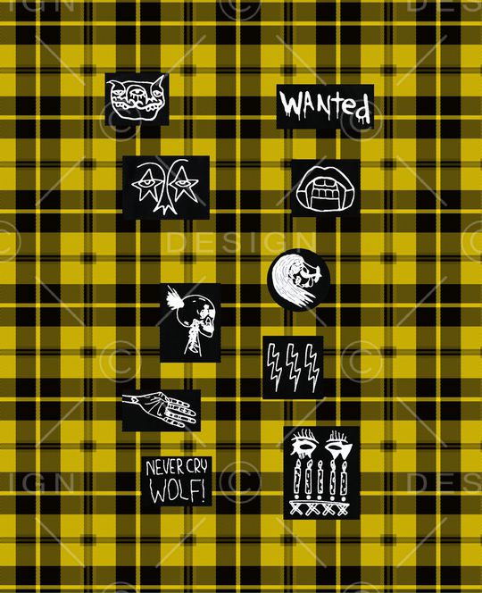 抽象印花华亿平台图片