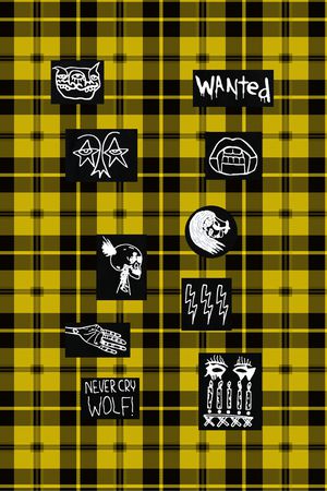 抽象印花华亿平台图片