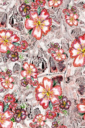 笔触印花华亿平台图片