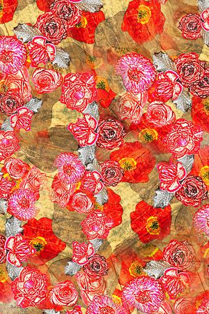 笔触印花华亿平台图片