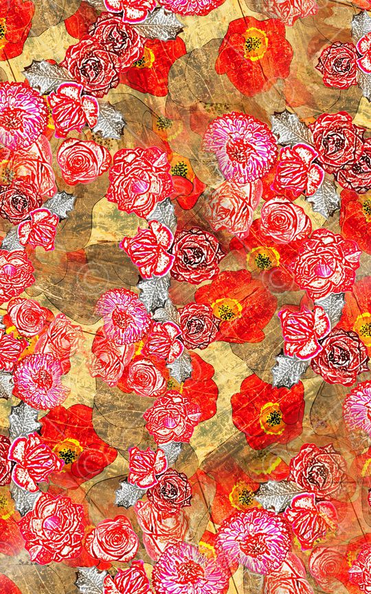 笔触印花华亿平台图片