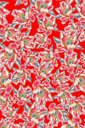 笔触印花华亿平台图片