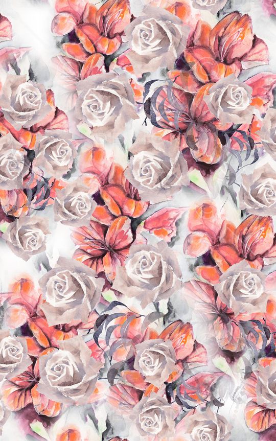 笔触印花华亿平台图片