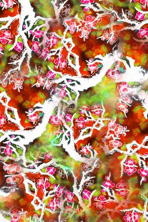 中老年印花华亿平台图片