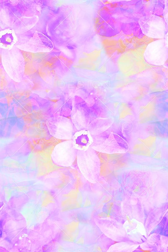 彩底花卉印花华亿平台图片