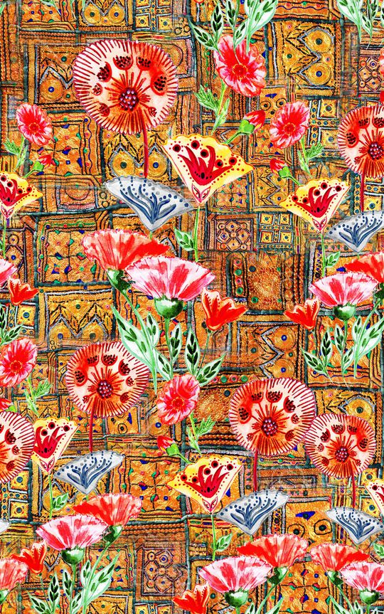 肌理印花华亿平台图片