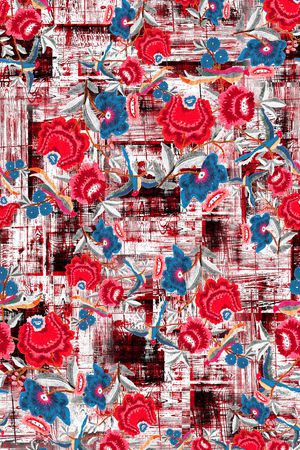 笔触印花华亿平台图片