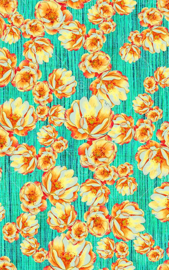 笔触印花华亿平台图片