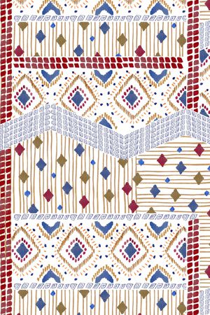 黑底花卉印花华亿平台图片