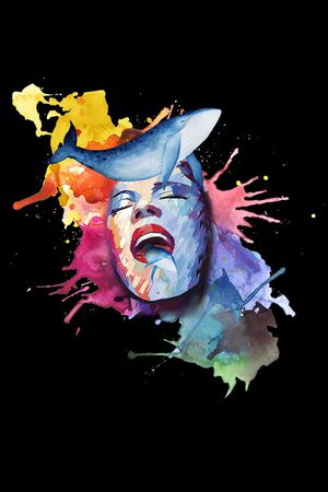 抽象印花华亿平台图片