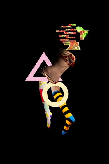 抽象印花华亿平台图片