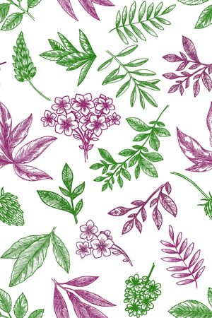 线条花卉印花华亿平台图片