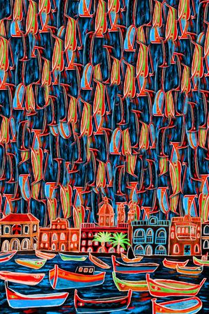 笔触印花华亿平台图片