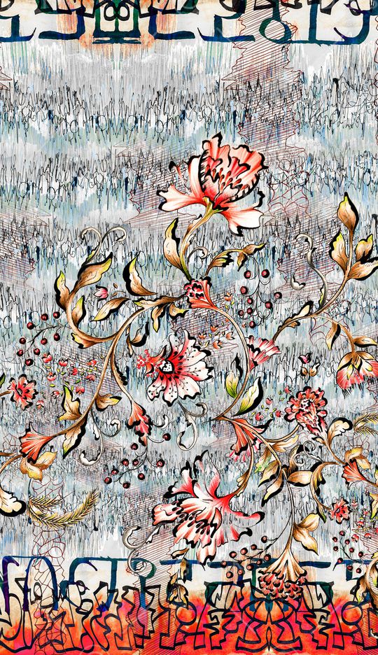 定位花印花华亿平台图片