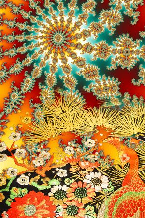 定位花印花华亿平台图片