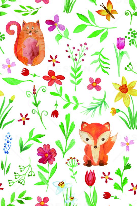 可爱印花华亿平台图片